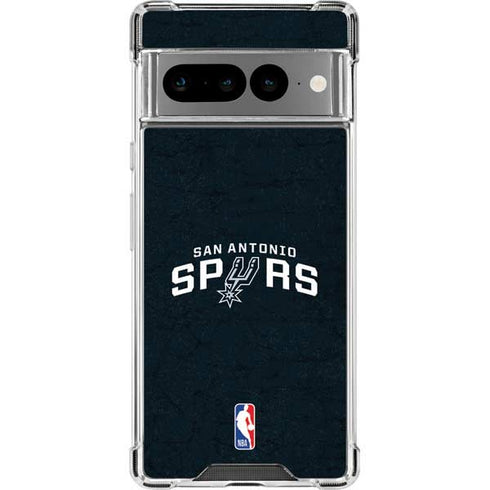 NBA San Antonio Spurs Distressed Google Pixel 7 Pro Clear Case